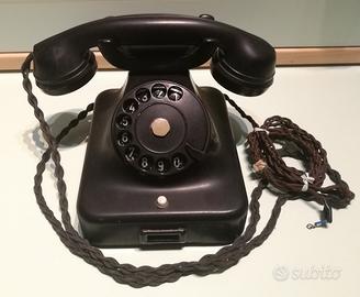Telefono a disco Siemens in bachelite 