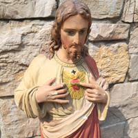 statua in gesso Gesù 