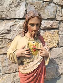 statua in gesso Gesù 