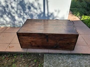 Baule da restaurare il legno