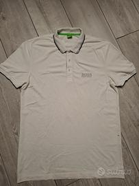 Polo Hugo Boss Uomo Taglia M Regular Fit Bianco