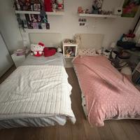 Letti contenitore singoli con materasso