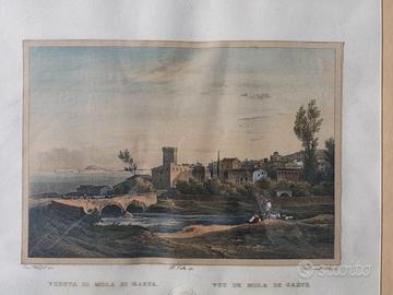 Litografia di Mola di Gaeta