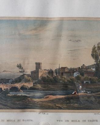 Litografia di Mola di Gaeta