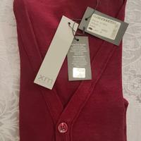 Cardigan uomo Bordeaux TG L 