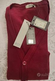 Cardigan uomo Bordeaux TG L 