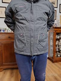 Giacca a vento grigia donna