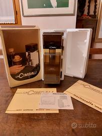 Caffettiera vintage La Cimbali con scatola 1981