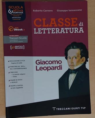 Classe Letteratura Giacomo Leopardi Treccani