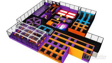 Trampoline Park per Parchi Gioco e Luna Park
