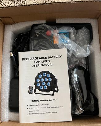 Lampada da festa RGBW LED a Batteria Ricaricabile