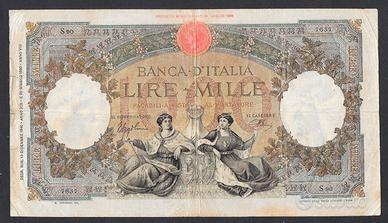 BANCONOTA DA LIRE 1000 DEL 19.12.1940