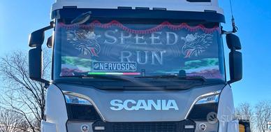 tenda parasole a rullo per camion 