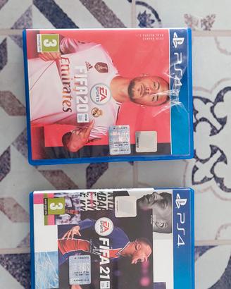 Fifa 20 e 21 PS4 