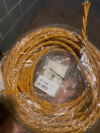 Cavo tessile colore oro