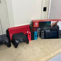 Nintendo switch con accessori comprabili separati