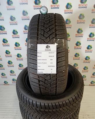 225 50 17 dunlop invernali 95%