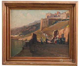 Nicolas De Corsi 1886-1956 Olio su tavola