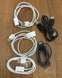 5 cavi prolunga Usb di cui alcuni Apple