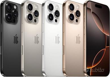 IPHONE 16 PRO 128GB NUOVO DISP TUTTI I COLORI