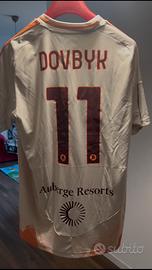 Maglia Dovbyk preparata  in milan-roma