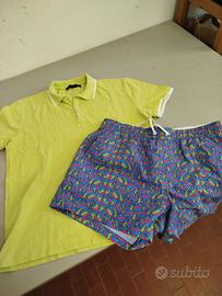 Maglietta cotone Guess + pantaloni mare