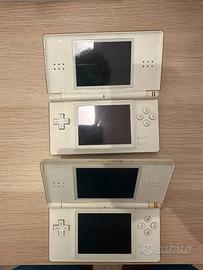 Lotto 2 Console Nintendo DS Lite Bianche + giochi