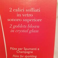 Bicchieri in vetro soffiato da collezione