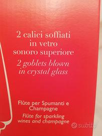 Bicchieri in vetro soffiato da collezione