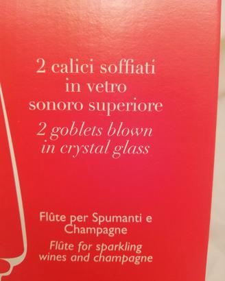 Bicchieri in vetro soffiato da collezione