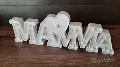 Lampada/scritta luminosa