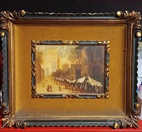 quadro antico con cornice originale