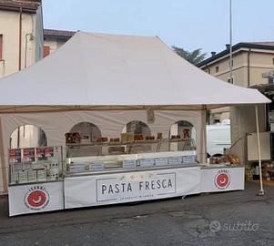 Banco Mercato Refrigerato con gazebo MASTERTENT