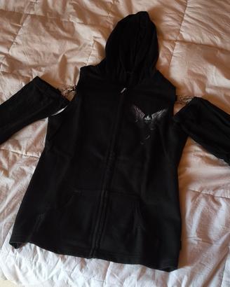 maglia con inserti in rete 