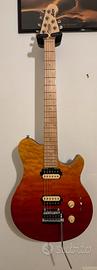 Sterling by Music Man Axis AX3 con custodia Fender
