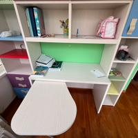 Parete attrezzata scrivania