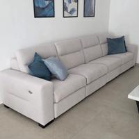 Divano Max Sofà 3.70m con 2 sedute motorizzate 