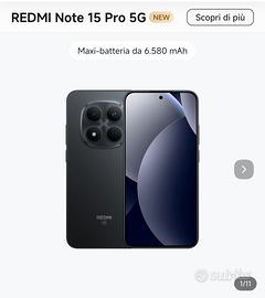 XIAOMI redmi note 15 pro 12+512 GB