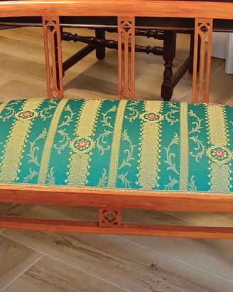 Divanetto in ciliegio primi '900