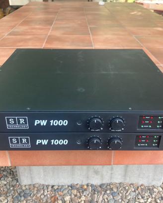 Coppia Finali Potenza Prof 1000w cad SR Technology