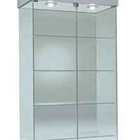 vetrinetta  italvetrine con chiave col.grigio