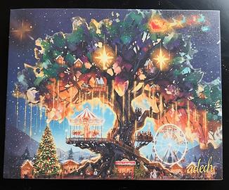 Quadro villaggio natalizio stampa in tela