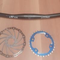 Manubrio monocorona disco dei freni per mtb