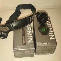 Garmin Forerunner 55 nero+ fascia cardio HRM-DUAL 