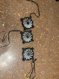 3 ventole RGB pc fisso