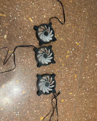 3 ventole RGB pc fisso