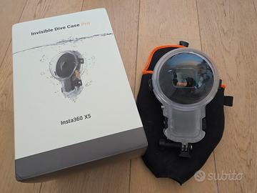 custodia sub invisibile Pro insta360 x5 subacquea
