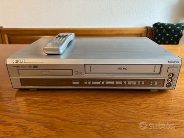 Philips DVD740VR/001 – Combo VHS/DVD con telecoman