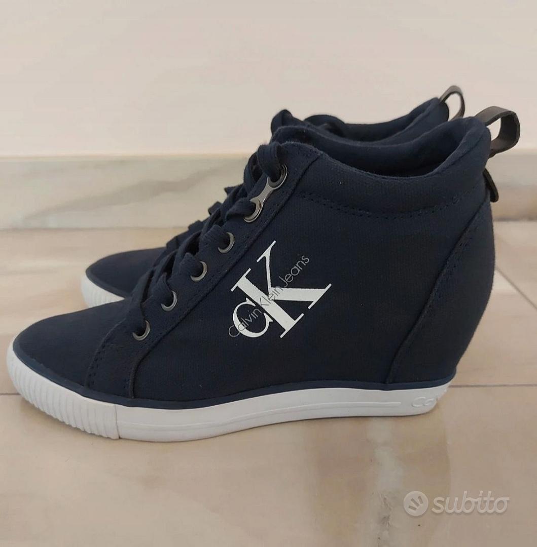 Scarpe calvin klein con zeppa sale