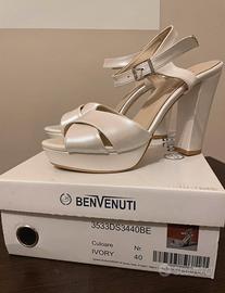 Sandalo pelle  Ivory